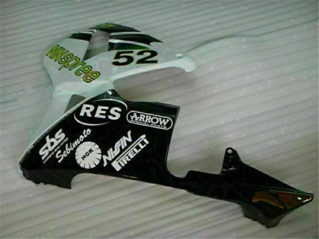 Loja Carenagem Moto Honda CBR 600RR 03-04 - Verde Branco Preto Loja Carenagem Moto Honda CBR 600RR 03-04 - Verde Branco Preto