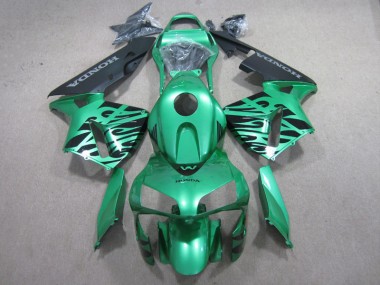 Loja Carenagem Moto Honda CBR 600RR 03-04 - Verde Preto