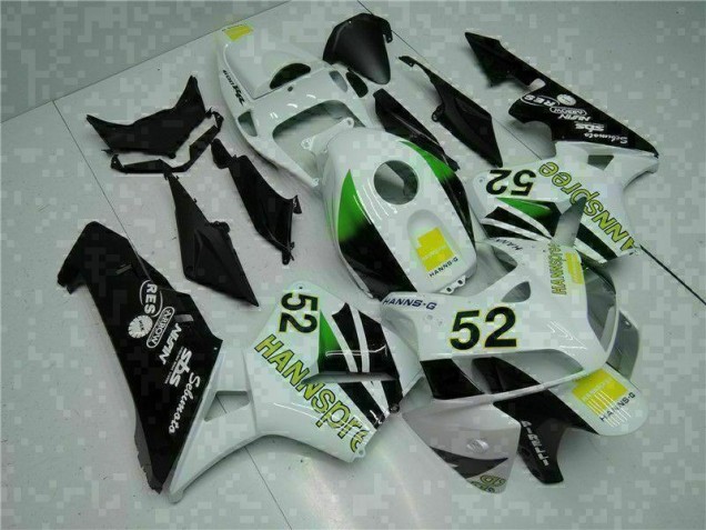 Loja Carenagem Moto Honda CBR 600RR 05-06 - Branco Amarelo Verde 52 Loja Carenagem Moto Honda CBR 600RR 05-06 - Branco Amarelo Verde 52