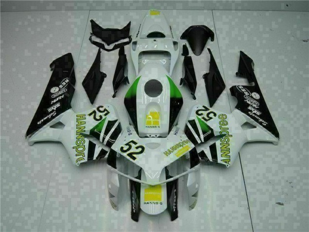 Loja Carenagem Moto Honda CBR 600RR 05-06 - Branco Amarelo Verde 52 Loja Carenagem Moto Honda CBR 600RR 05-06 - Branco Amarelo Verde 52