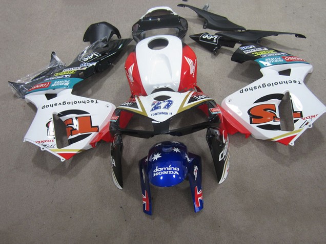 Loja Carenagem Moto Honda CBR 600RR 05-06 - Branco Azul 27 Loja Carenagem Moto Honda CBR 600RR 05-06 - Branco Azul 27