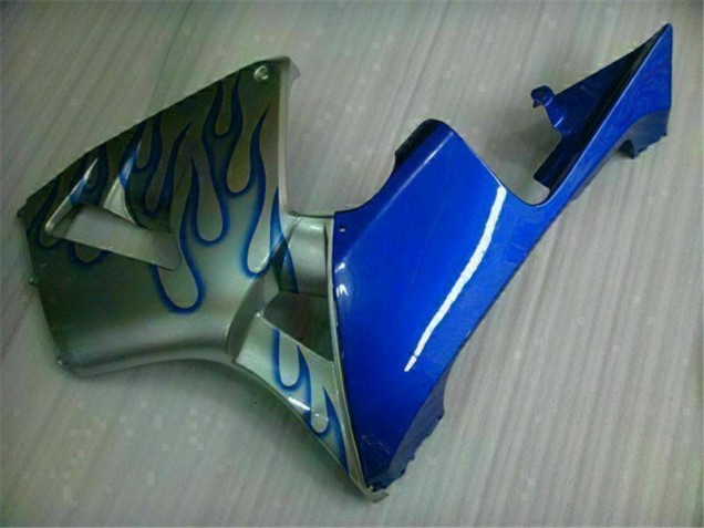 Loja Carenagem Moto Honda CBR 600RR 05-06 - Branco Azul Chama Loja Carenagem Moto Honda CBR 600RR 05-06 - Branco Azul Chama