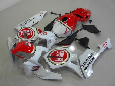 Loja Carenagem Moto Honda CBR 600RR 05-06 - Branco Pérola Lucky Strike