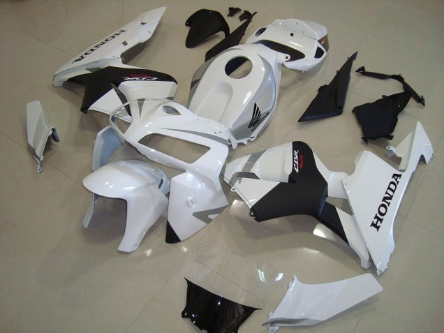Loja Carenagem Moto Honda CBR 600RR 05-06 - Branco Pérola Preto Fosco Loja Carenagem Moto Honda CBR 600RR 05-06 - Branco Pérola Preto Fosco