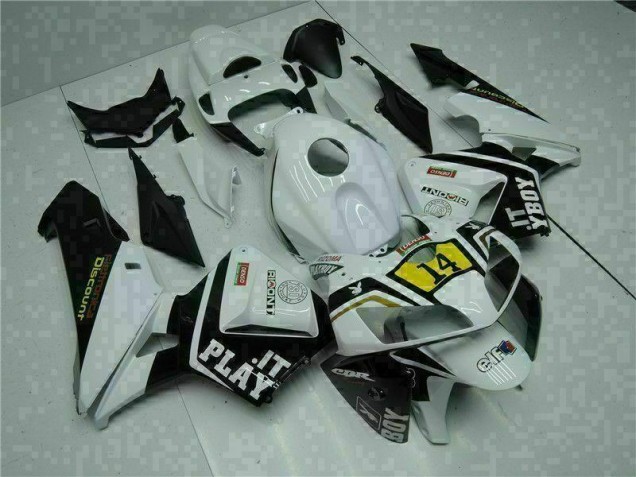 Loja Carenagem Moto Honda CBR 600RR 05-06 - Branco Playboy 14 Loja Carenagem Moto Honda CBR 600RR 05-06 - Branco Playboy 14
