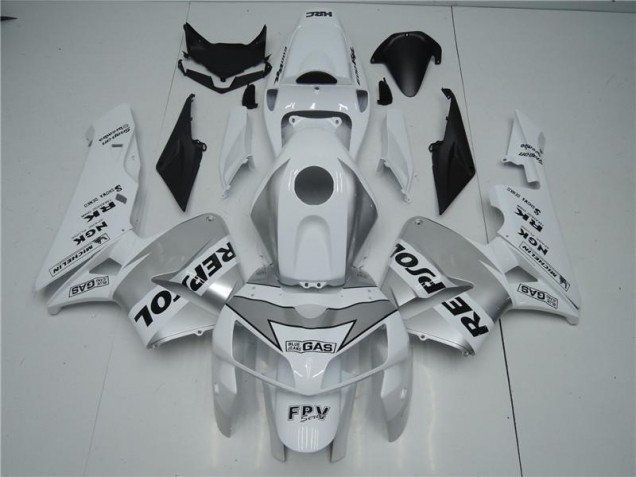 Loja Carenagem Moto Honda CBR 600RR 05-06 - Branco Prata Preto Repsol Loja Carenagem Moto Honda CBR 600RR 05-06 - Branco Prata Preto Repsol