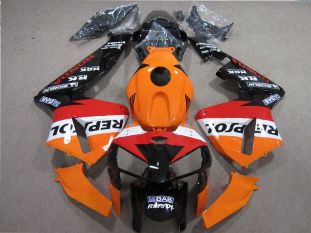 Loja Carenagem Moto Honda CBR 600RR 05-06 - Laranja Vermelho Preto Repsol Loja Carenagem Moto Honda CBR 600RR 05-06 - Laranja Vermelho Preto Repsol