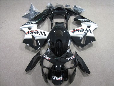 Loja Carenagem Moto Honda CBR 600RR 05-06 - Preto Branco West