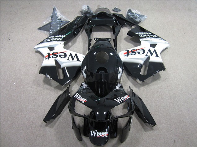 Loja Carenagem Moto Honda CBR 600RR 05-06 - Preto Branco West Loja Carenagem Moto Honda CBR 600RR 05-06 - Preto Branco West