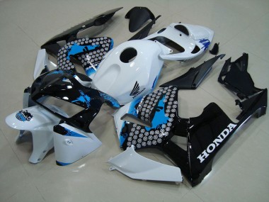 Loja Carenagem Moto Honda CBR 600RR 05-06 - Preto Fosco & Vermelho Adesivo