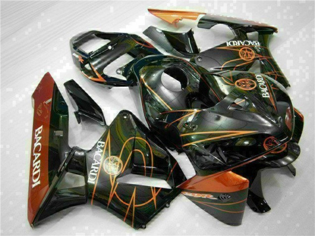 Loja Carenagem Moto Honda CBR 600RR 05-06 - Preto Laranja BACARDI