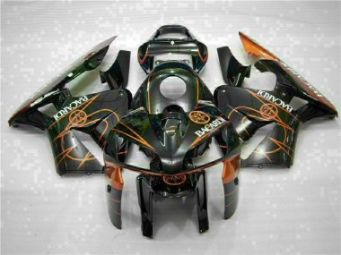Loja Carenagem Moto Honda CBR 600RR 05-06 - Preto Laranja BACARDI
