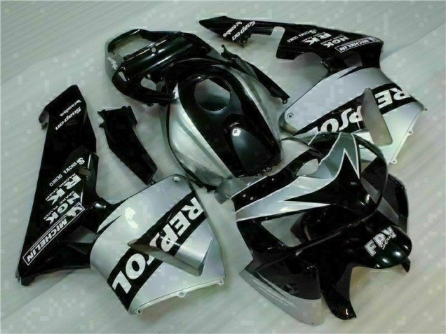 Loja Carenagem Moto Honda CBR 600RR 05-06 - Preto Prata Repsol Loja Carenagem Moto Honda CBR 600RR 05-06 - Preto Prata Repsol