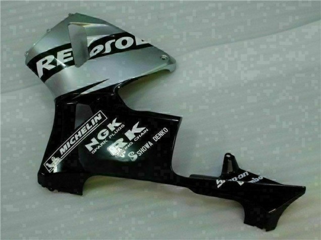 Loja Carenagem Moto Honda CBR 600RR 05-06 - Preto Prata Repsol Loja Carenagem Moto Honda CBR 600RR 05-06 - Preto Prata Repsol