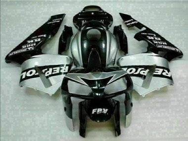 Loja Carenagem Moto Honda CBR 600RR 05-06 - Preto Prata Repsol