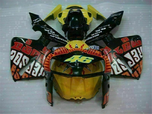 Loja Carenagem Moto Honda CBR 600RR 05-06 - Preto Vermelho Amarelo 46 Loja Carenagem Moto Honda CBR 600RR 05-06 - Preto Vermelho Amarelo 46