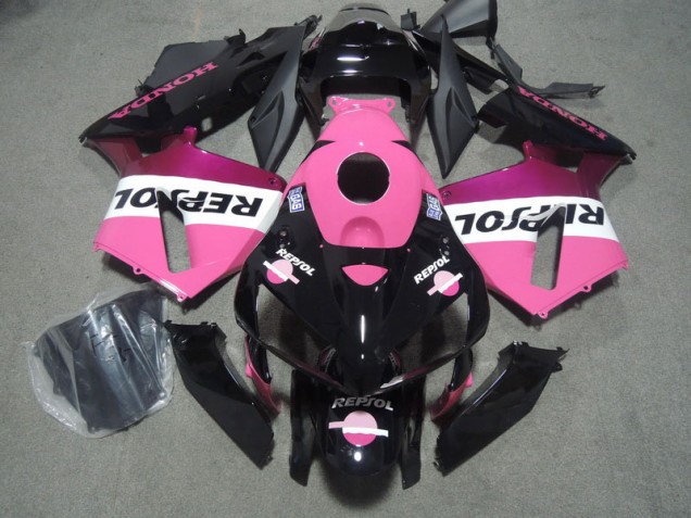 Loja Carenagem Moto Honda CBR 600RR 05-06 - Rosa Preto Repsol Loja Carenagem Moto Honda CBR 600RR 05-06 - Rosa Preto Repsol