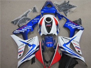 Loja Carenagem Moto Honda CBR 600RR 07-08 - Azul Branco Vermelho HRC
