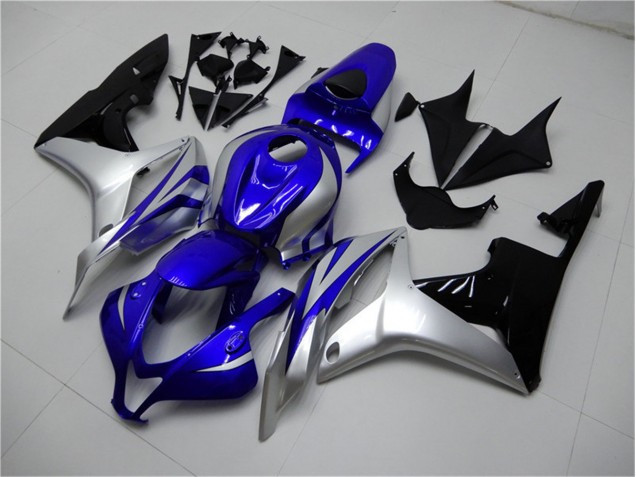 Loja Carenagem Moto Honda CBR 600RR 07-08 - Azul Prata Preto Loja Carenagem Moto Honda CBR 600RR 07-08 - Azul Prata Preto