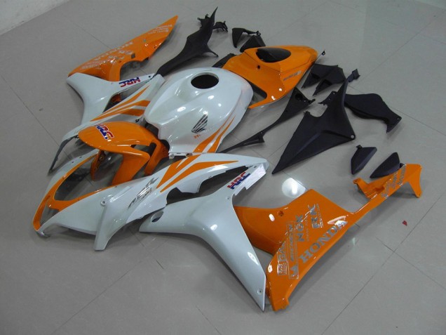 Loja Carenagem Moto Honda CBR 600RR 07-08 - Branco Pérola Laranja Loja Carenagem Moto Honda CBR 600RR 07-08 - Branco Pérola Laranja