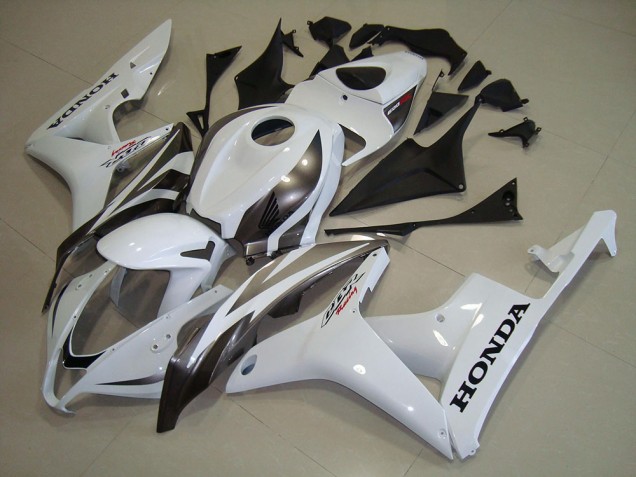 Loja Carenagem Moto Honda CBR 600RR 07-08 - Branco Prata Loja Carenagem Moto Honda CBR 600RR 07-08 - Branco Prata