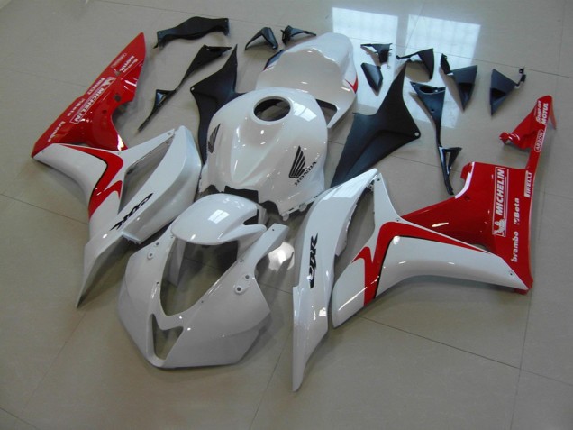 Loja Carenagem Moto Honda CBR 600RR 07-08 - Branco Vermelho Versão de Corrida Loja Carenagem Moto Honda CBR 600RR 07-08 - Branco Vermelho Versão de Corrida