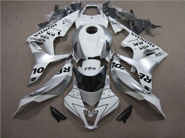 Loja Carenagem Moto Honda CBR 600RR 07-08 - Prata Repsol Loja Carenagem Moto Honda CBR 600RR 07-08 - Prata Repsol