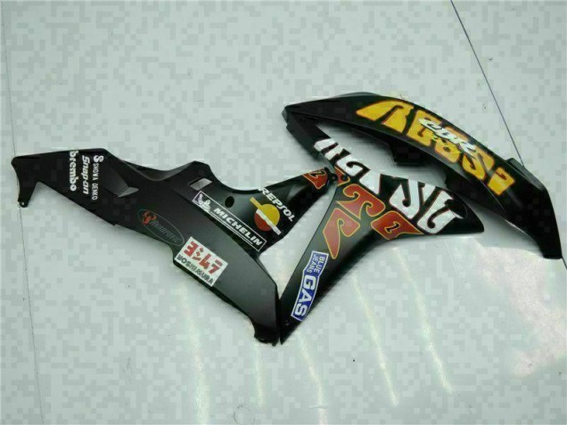 Loja Carenagem Moto Honda CBR 600RR 07-08 - Preto Amarelo Repsol 46 Loja Carenagem Moto Honda CBR 600RR 07-08 - Preto Amarelo Repsol 46