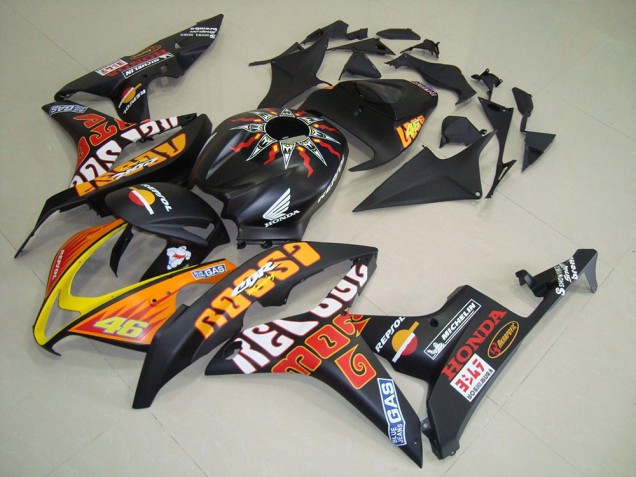 Loja Carenagem Moto Honda CBR 600RR 07-08 - Preto Fosco Rossi Loja Carenagem Moto Honda CBR 600RR 07-08 - Preto Fosco Rossi