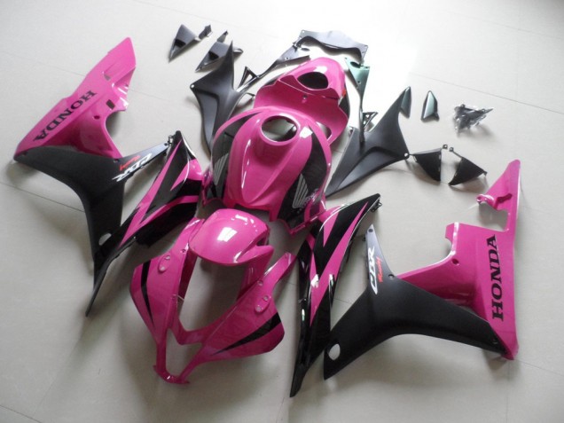 Loja Carenagem Moto Honda CBR 600RR 07-08 - Rosa Preto Loja Carenagem Moto Honda CBR 600RR 07-08 - Rosa Preto
