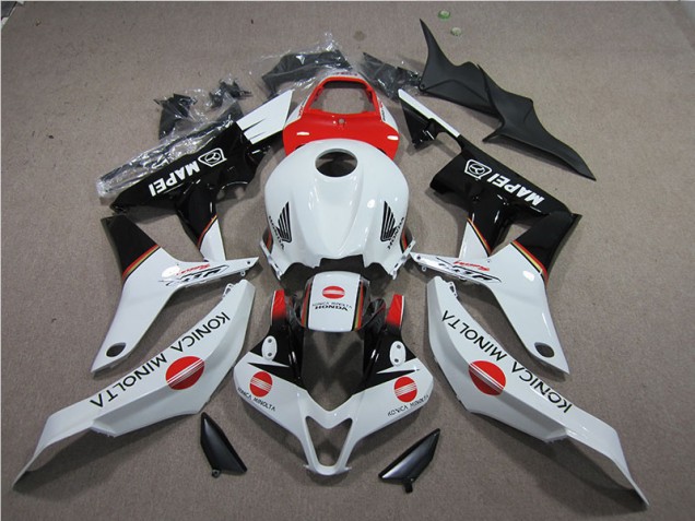 Loja Carenagem Moto Honda CBR 600RR 07-08 - Vermelho Branco Preto Konica Minolta MAPEI Loja Carenagem Moto Honda CBR 600RR 07-08 - Vermelho Branco Preto Konica Minolta MAPEI