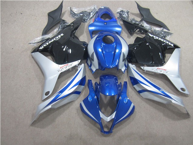 Loja Carenagem Moto Honda CBR 600RR 09-12 - Azul Prata Preto Loja Carenagem Moto Honda CBR 600RR 09-12 - Azul Prata Preto