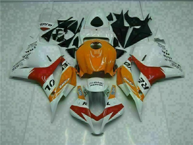 Loja Carenagem Moto Honda CBR 600RR 09-12 - Branco Laranja Repsol Loja Carenagem Moto Honda CBR 600RR 09-12 - Branco Laranja Repsol