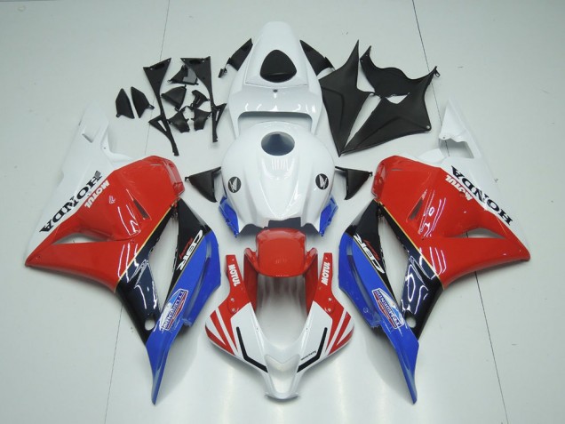 Loja Carenagem Moto Honda CBR 600RR 09-12 - Branco Motul Vermelho Azul Loja Carenagem Moto Honda CBR 600RR 09-12 - Branco Motul Vermelho Azul