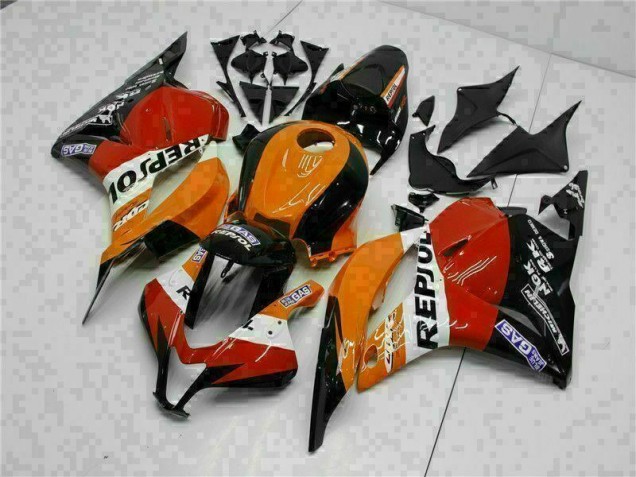 Loja Carenagem Moto Honda CBR 600RR 09-12 - Laranja Repsol Loja Carenagem Moto Honda CBR 600RR 09-12 - Laranja Repsol