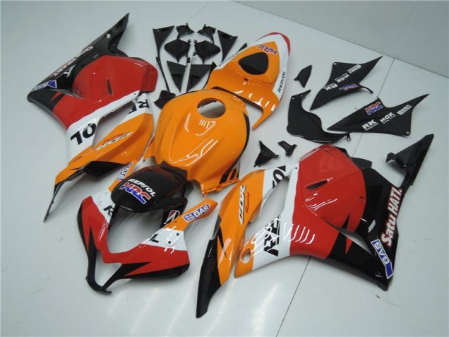 Loja Carenagem Moto Honda CBR 600RR 09-12 - Laranja Vermelho Preto Repsol Loja Carenagem Moto Honda CBR 600RR 09-12 - Laranja Vermelho Preto Repsol