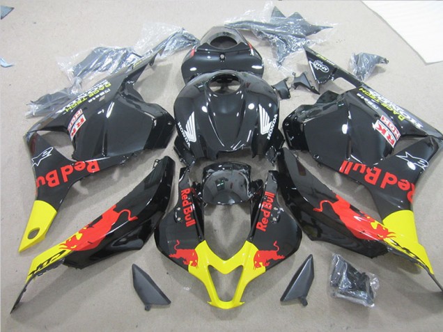 Loja Carenagem Moto Honda CBR 600RR 09-12 - Preto Amarelo Red Bull Loja Carenagem Moto Honda CBR 600RR 09-12 - Preto Amarelo Red Bull