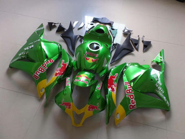Loja Carenagem Moto Honda CBR 600RR 09-12 - Verde Red Bull