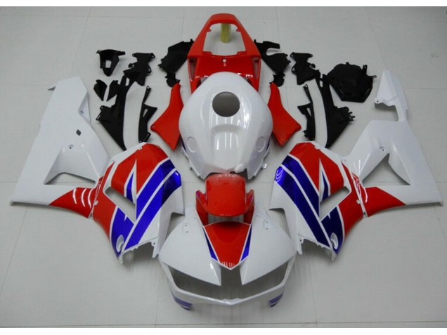 Loja Carenagem Moto Honda CBR 600RR 13-21 - Branco Azul Vermelho Loja Carenagem Moto Honda CBR 600RR 13-21 - Branco Azul Vermelho
