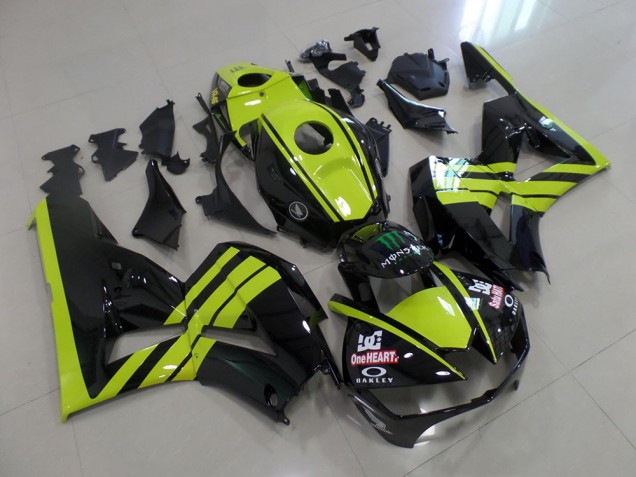 Loja Carenagem Moto Honda CBR 600RR 13-21 - Verde Preto Loja Carenagem Moto Honda CBR 600RR 13-21 - Verde Preto