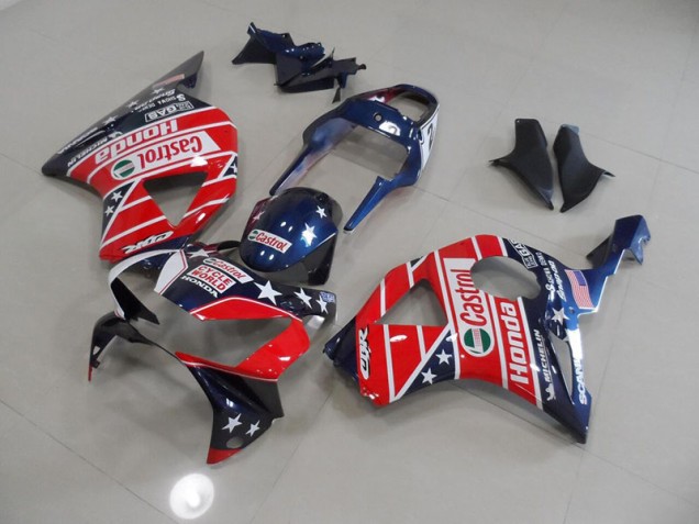 Loja Carenagem Moto Honda CBR 900RR 954 02-03 - Azul Vermelho Cycle World Castrol Loja Carenagem Moto Honda CBR 900RR 954 02-03 - Azul Vermelho Cycle World Castrol