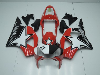 Loja Carenagem Moto Honda CBR 900RR 954 02-03 - Preto Vermelho Star