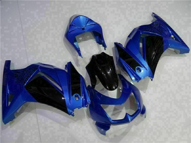 Loja Carenagem Moto Kawasaki EX250 08-12 - Azul Preto Loja Carenagem Moto Kawasaki EX250 08-12 - Azul Preto