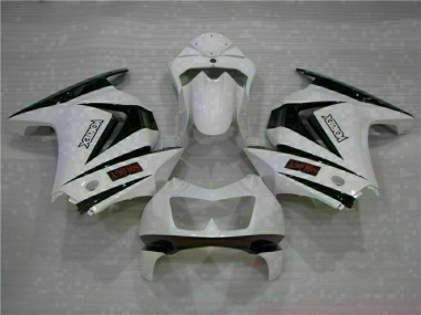 Loja Carenagem Moto Kawasaki EX250 08-12 - Branco Preto