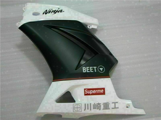 Loja Carenagem Moto Kawasaki EX250 08-12 - Branco Preto Ninja 3M Loja Carenagem Moto Kawasaki EX250 08-12 - Branco Preto Ninja 3M