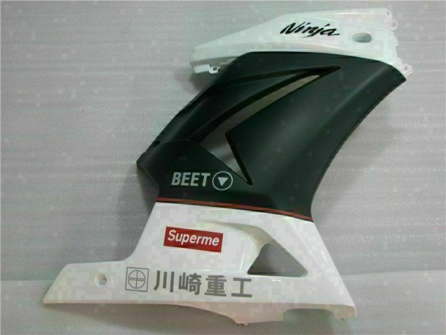 Loja Carenagem Moto Kawasaki EX250 08-12 - Branco Preto Ninja 3M Loja Carenagem Moto Kawasaki EX250 08-12 - Branco Preto Ninja 3M