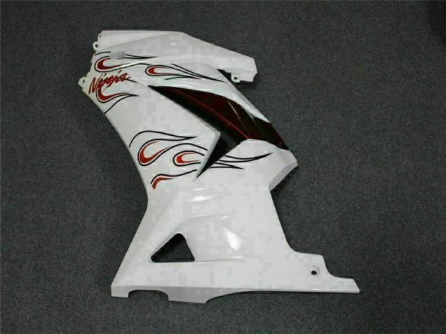 Loja Carenagem Moto Kawasaki EX250 08-12 - Branco Vermelho Loja Carenagem Moto Kawasaki EX250 08-12 - Branco Vermelho
