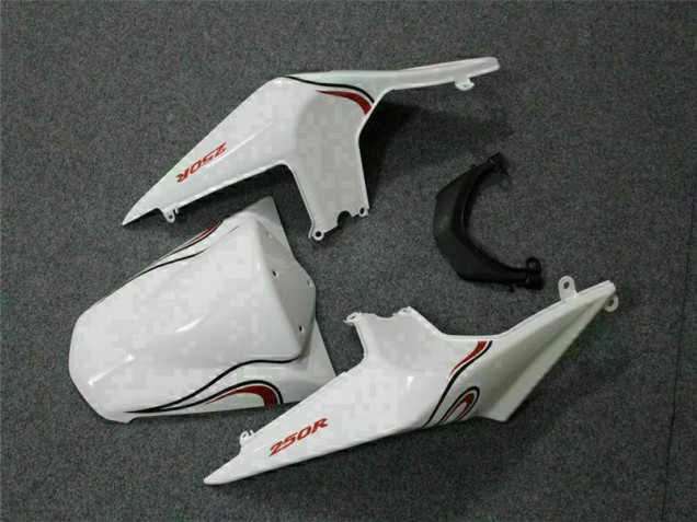 Loja Carenagem Moto Kawasaki EX250 08-12 - Branco Vermelho Loja Carenagem Moto Kawasaki EX250 08-12 - Branco Vermelho