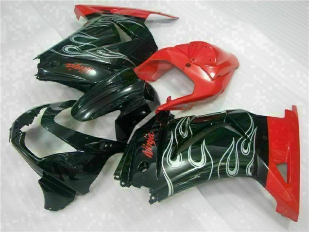 Loja Carenagem Moto Kawasaki EX250 08-12 - Preto Vermelho Ninja Loja Carenagem Moto Kawasaki EX250 08-12 - Preto Vermelho Ninja