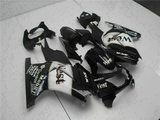 Loja Carenagem Moto Kawasaki EX250 08-12 - Preto West Loja Carenagem Moto Kawasaki EX250 08-12 - Preto West